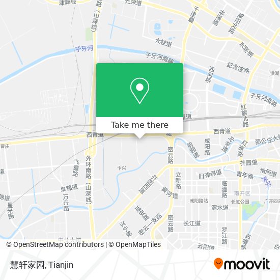 慧轩家园 map