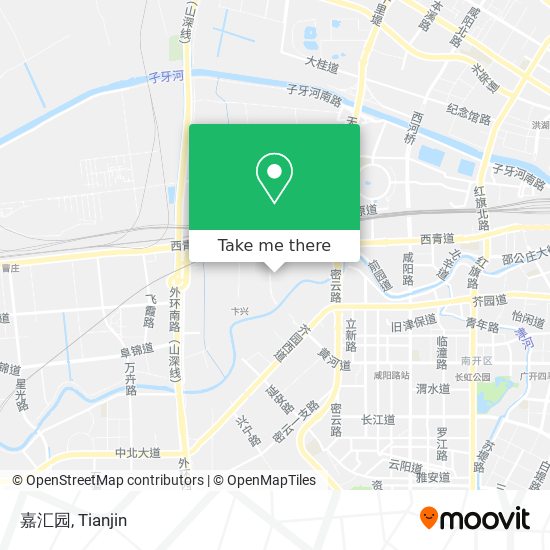 嘉汇园 map