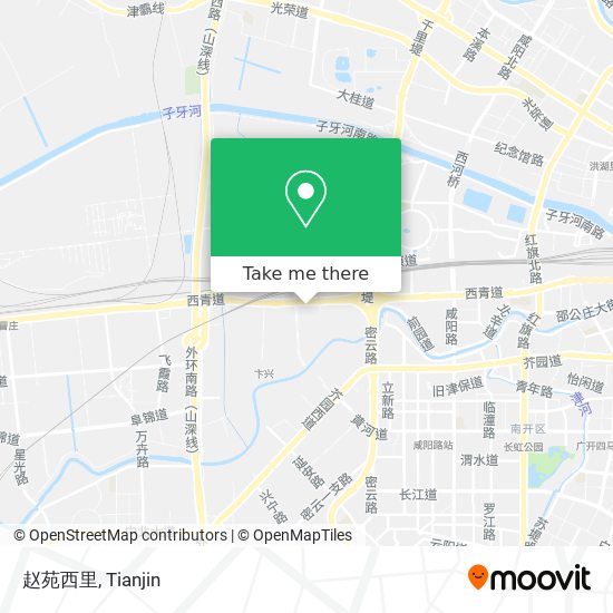 赵苑西里 map