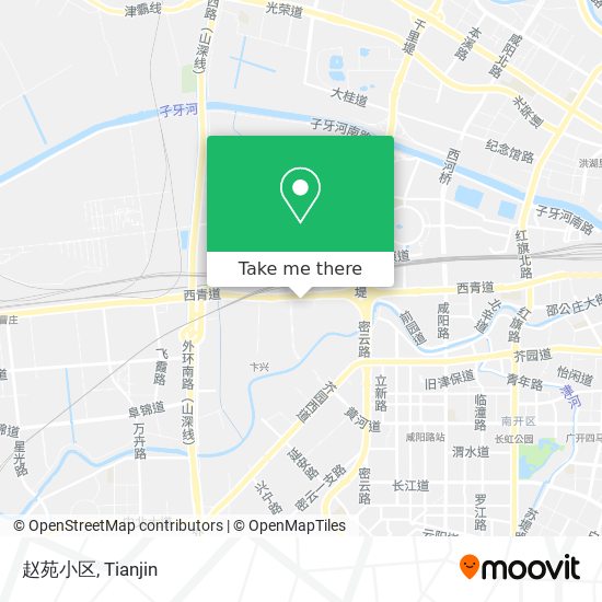 赵苑小区 map