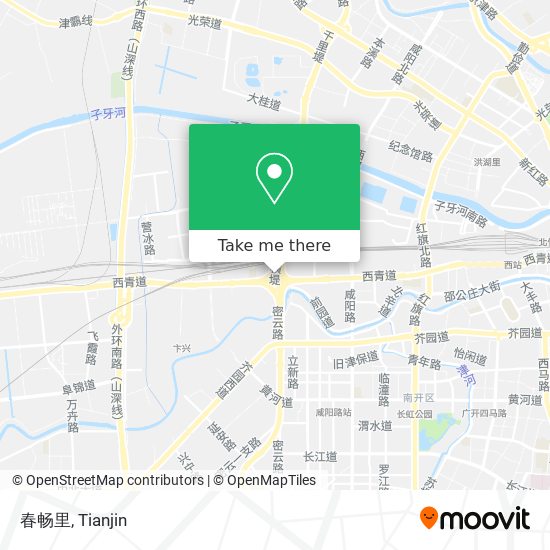 春畅里 map