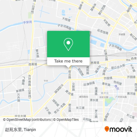 赵苑东里 map