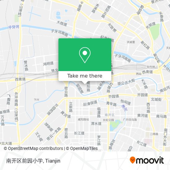 南开区前园小学 map