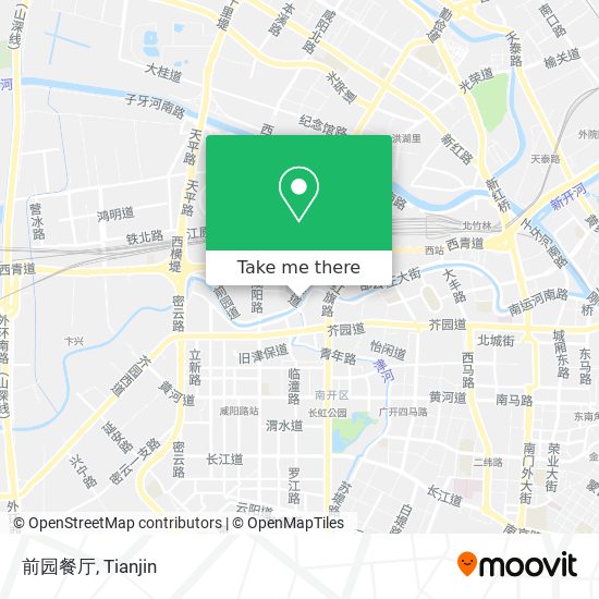 前园餐厅 map