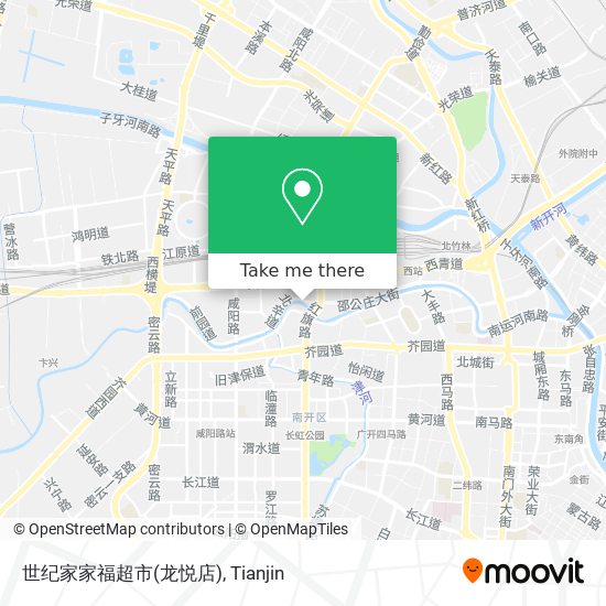 世纪家家福超市(龙悦店) map