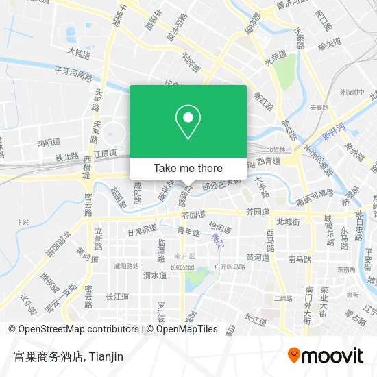 富巢商务酒店 map