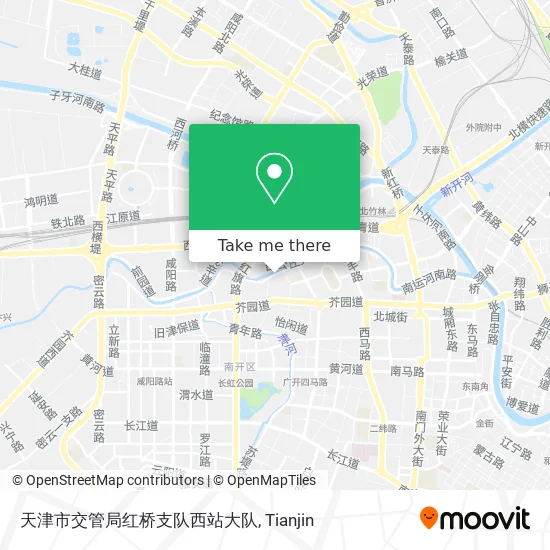 天津市交管局红桥支队西站大队 map