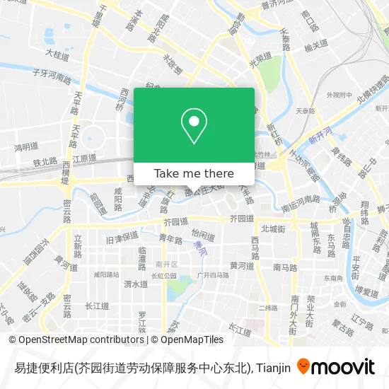 易捷便利店(芥园街道劳动保障服务中心东北) map