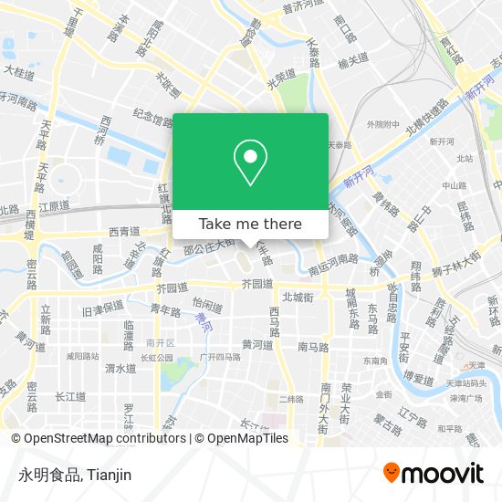 永明食品 map