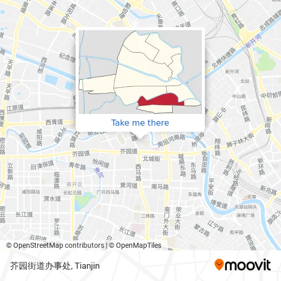 芥园街道办事处 map