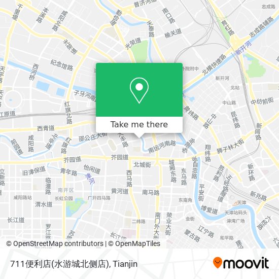 711便利店(水游城北侧店) map