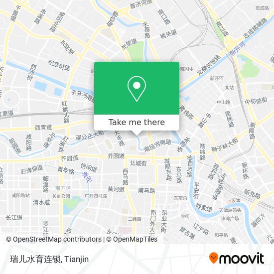 瑞儿水育连锁 map