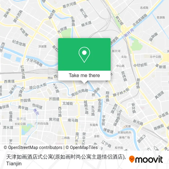 天津如画酒店式公寓(原如画时尚公寓主题情侣酒店) map
