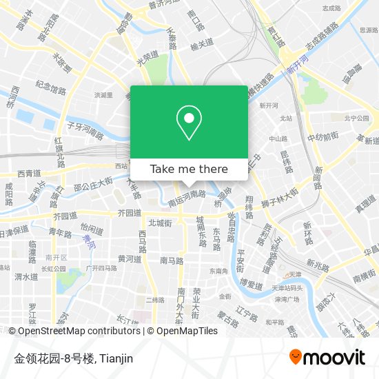 金领花园-8号楼 map
