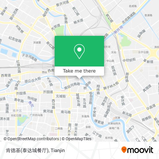 肯德基(泰达城餐厅) map
