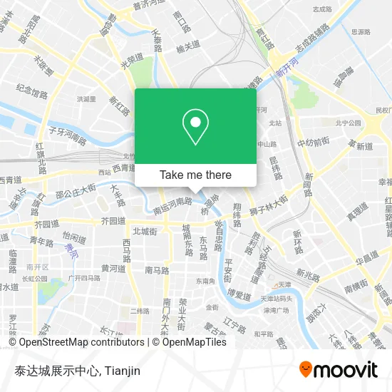 泰达城展示中心 map