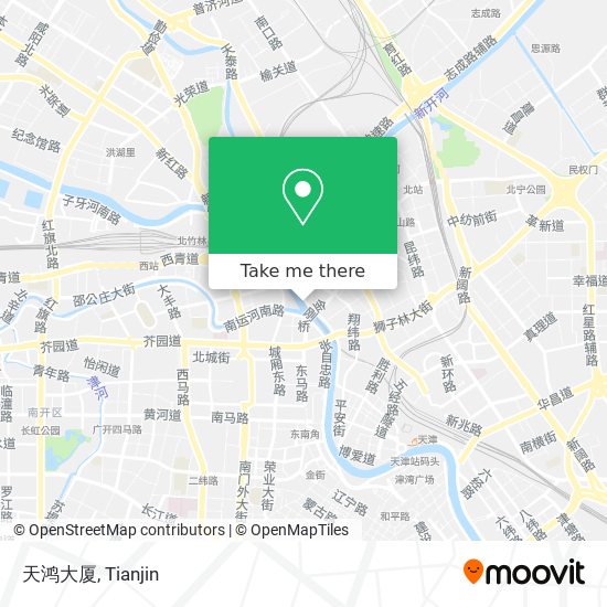 天鸿大厦 map