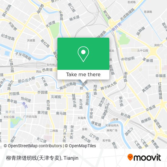 柳青牌缝纫线(天津专卖) map