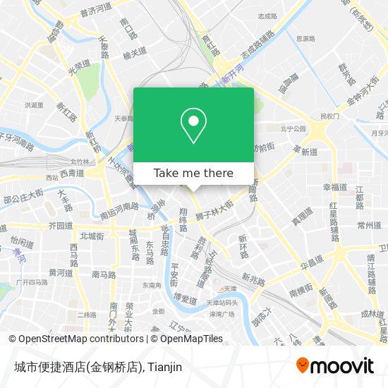 城市便捷酒店(金钢桥店) map