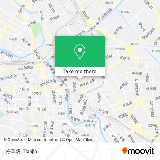停车场 map