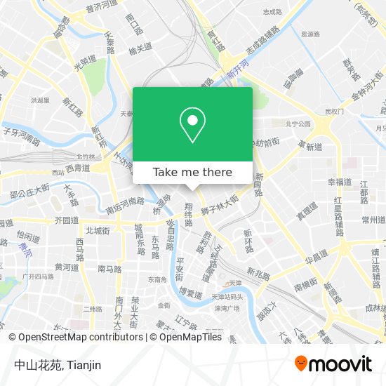 中山花苑 map