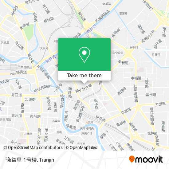 谦益里-1号楼 map