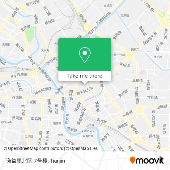 谦益里北区-7号楼 map