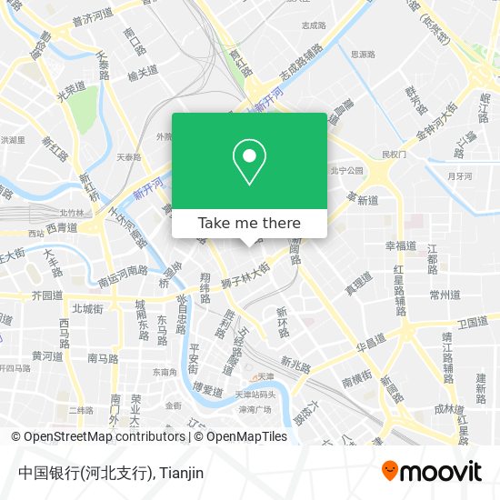 中国银行(河北支行) map