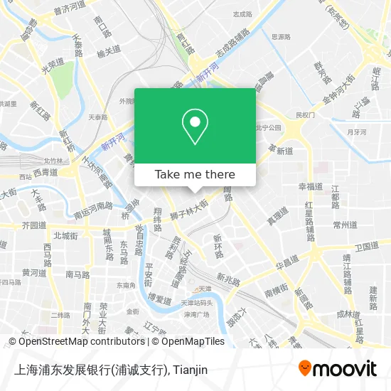 上海浦东发展银行(浦诚支行) map