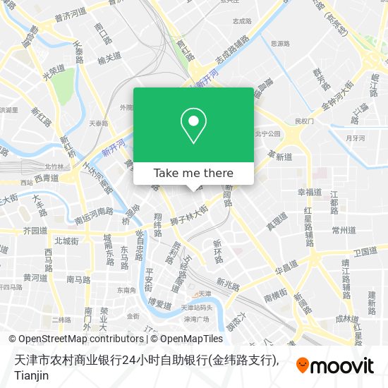 天津市农村商业银行24小时自助银行(金纬路支行) map