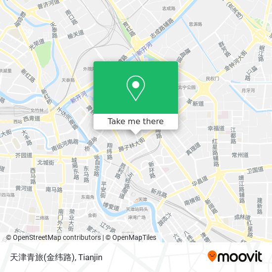 天津青旅(金纬路) map