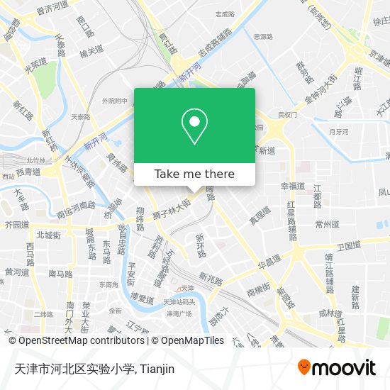 天津市河北区实验小学 map