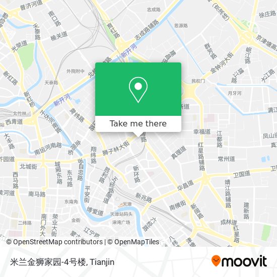 米兰金狮家园-4号楼 map