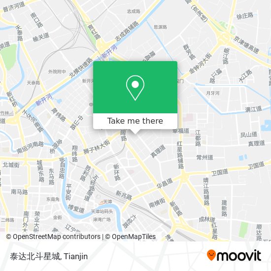 泰达北斗星城 map