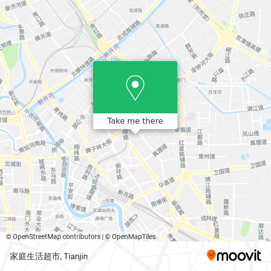 家庭生活超市 map
