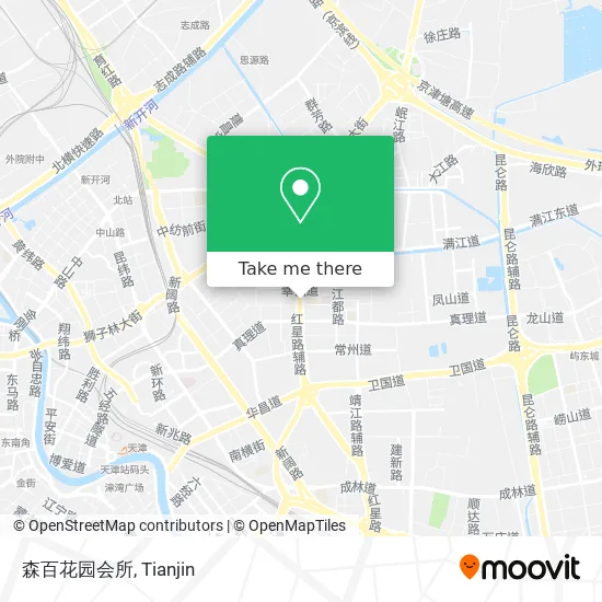 森百花园会所 map