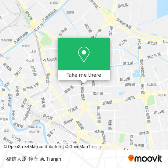 福信大厦-停车场 map