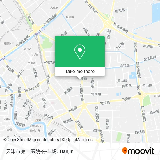 天津市第二医院-停车场 map