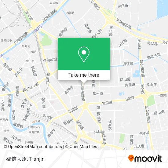福信大厦 map
