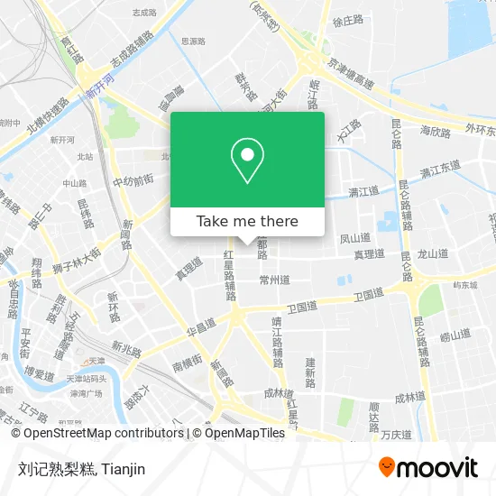 刘记熟梨糕 map
