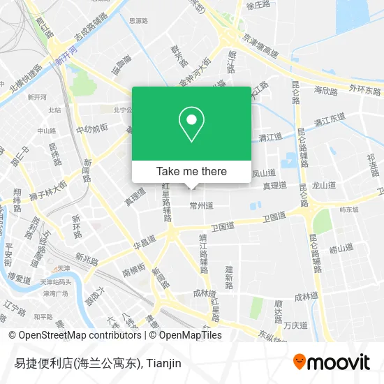 易捷便利店(海兰公寓东) map