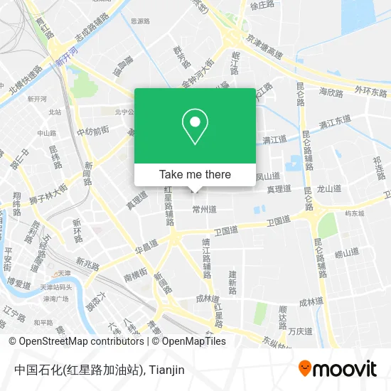 中国石化(红星路加油站) map