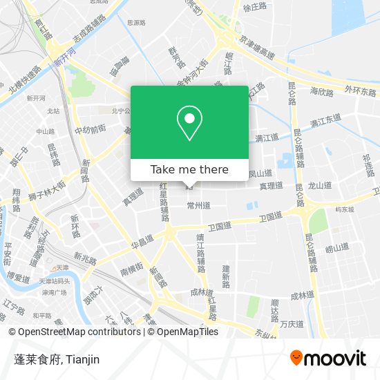 蓬莱食府 map