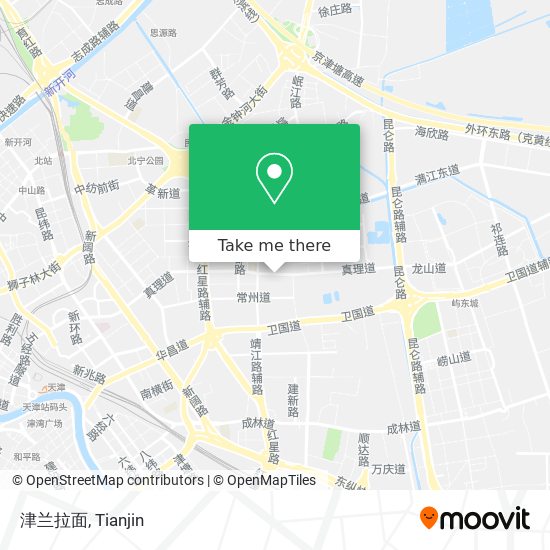 津兰拉面 map