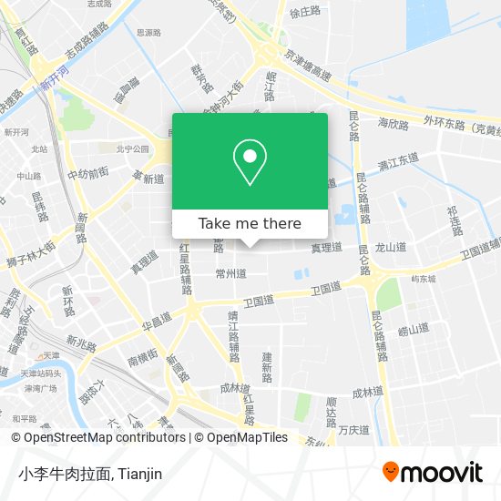 小李牛肉拉面 map