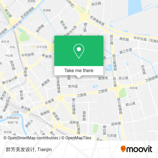 群芳美发设计 map