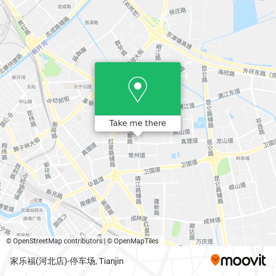 家乐福(河北店)-停车场 map
