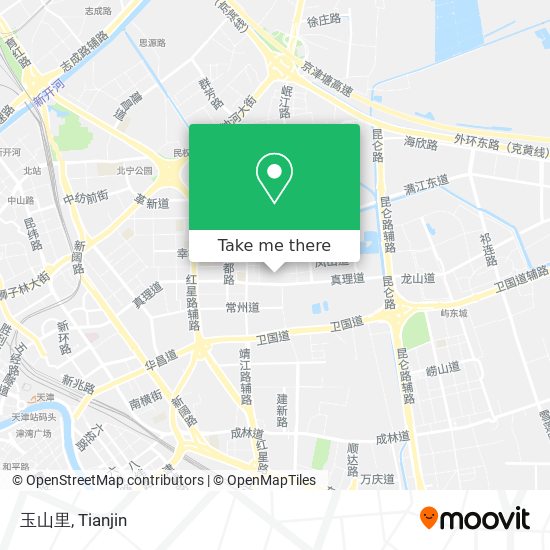 玉山里 map
