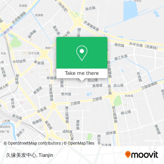 久缘美发中心 map