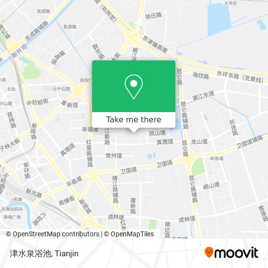 津水泉浴池 map